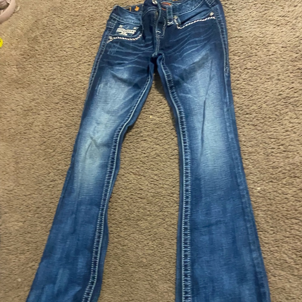 REAL ROCK REVIVAL BLUE JEANS